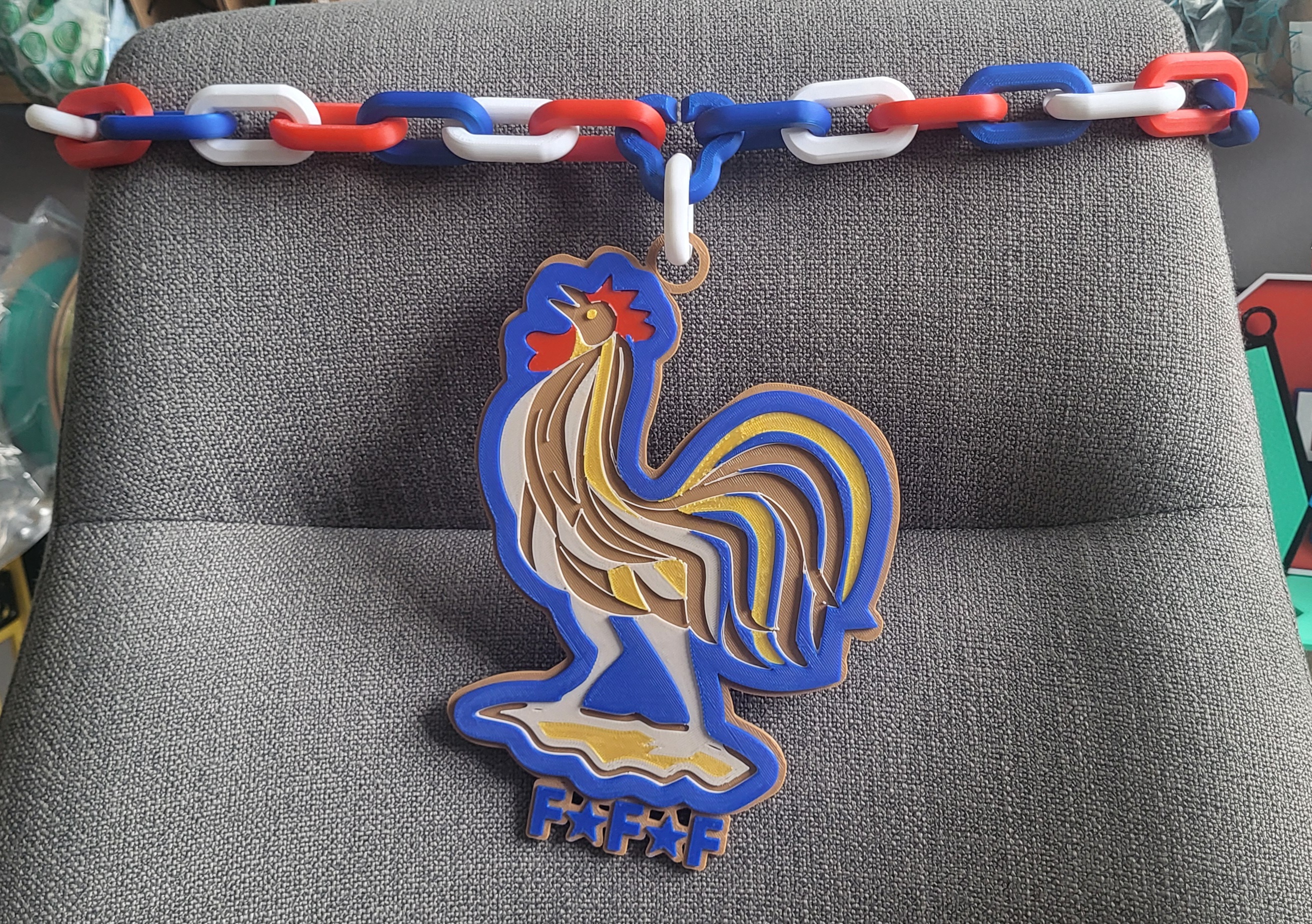 Collier pour les partisans de l'équipe de France