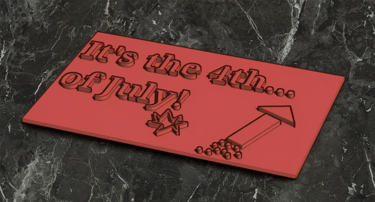 Fourth of July Sign
