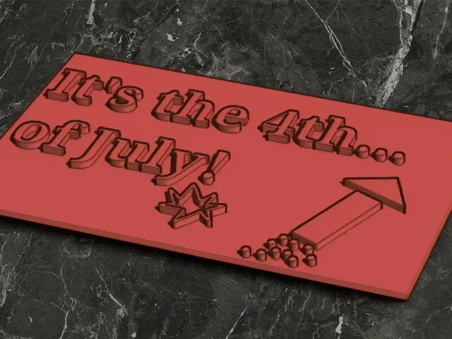 Fourth of July Sign