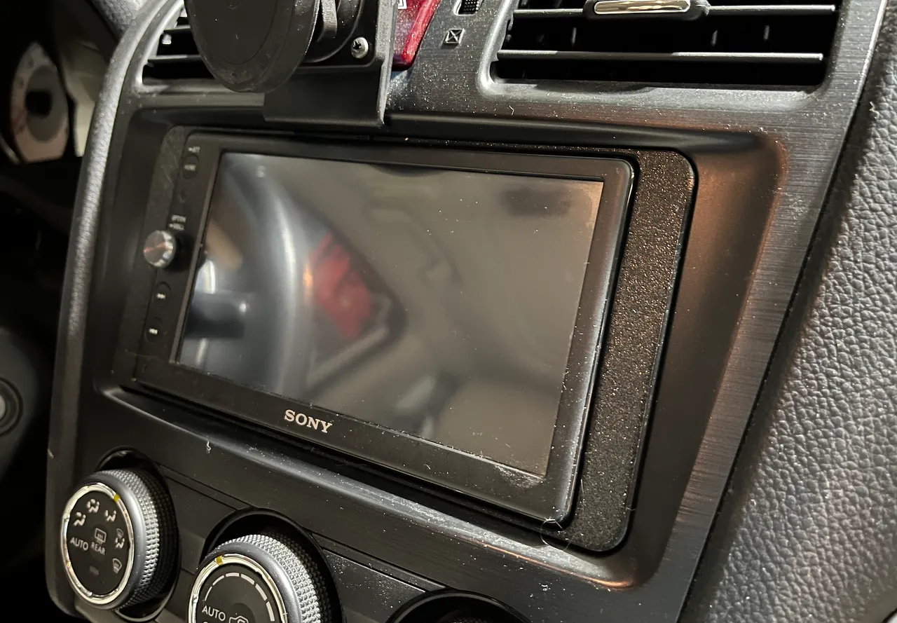 Subaru impreza double din outlet kit