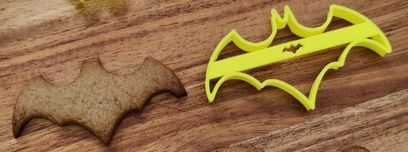 Batman logo cookie cutter