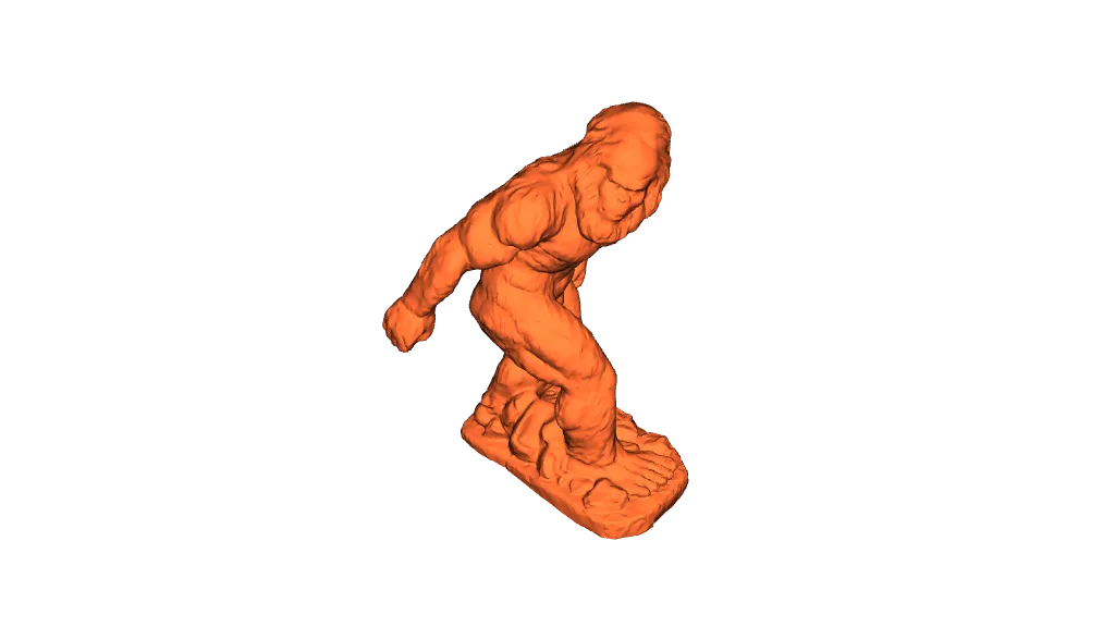 Bigfoot sasquatch scan hi res remix by EDGeProjects | Download free STL ...