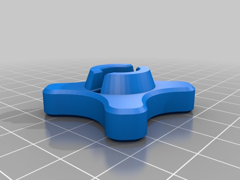 Bottle Jack Valve Knob by MazaaFIN Download free STL model