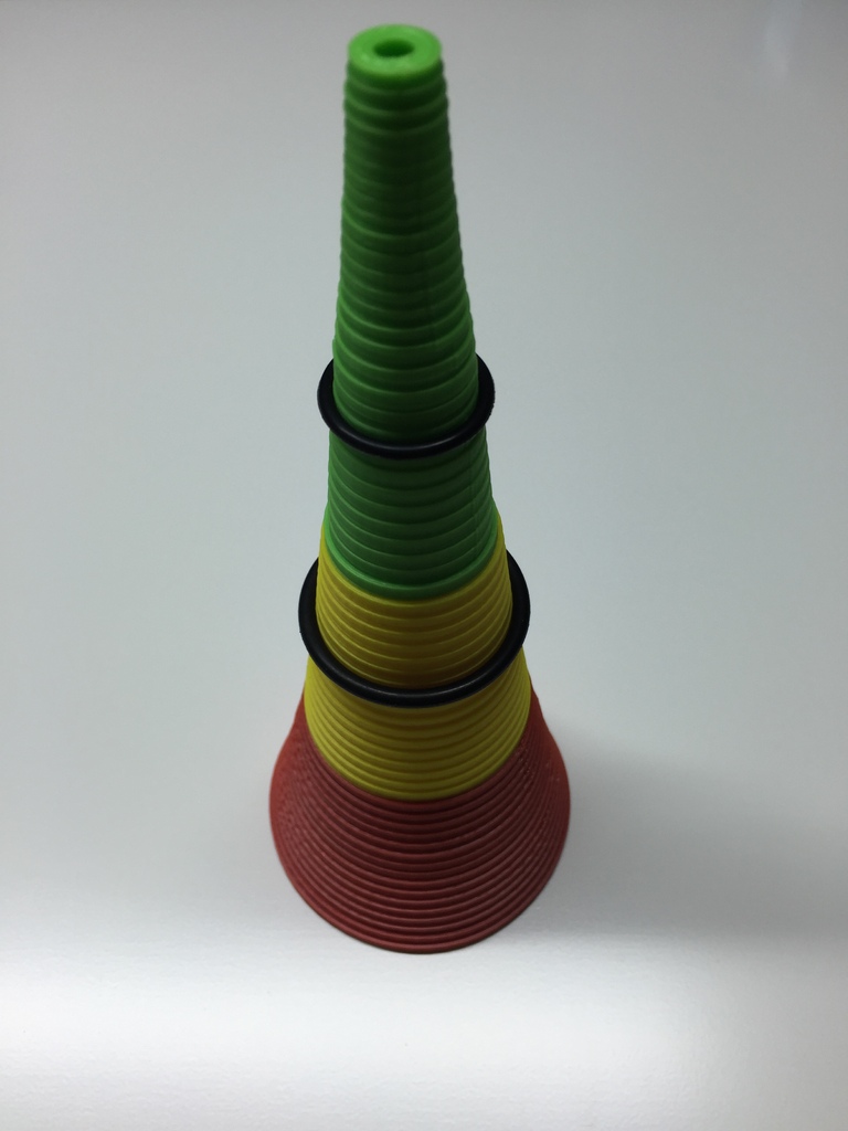O-Ring Sizing Cones by MazaaFIN, Download free STL model