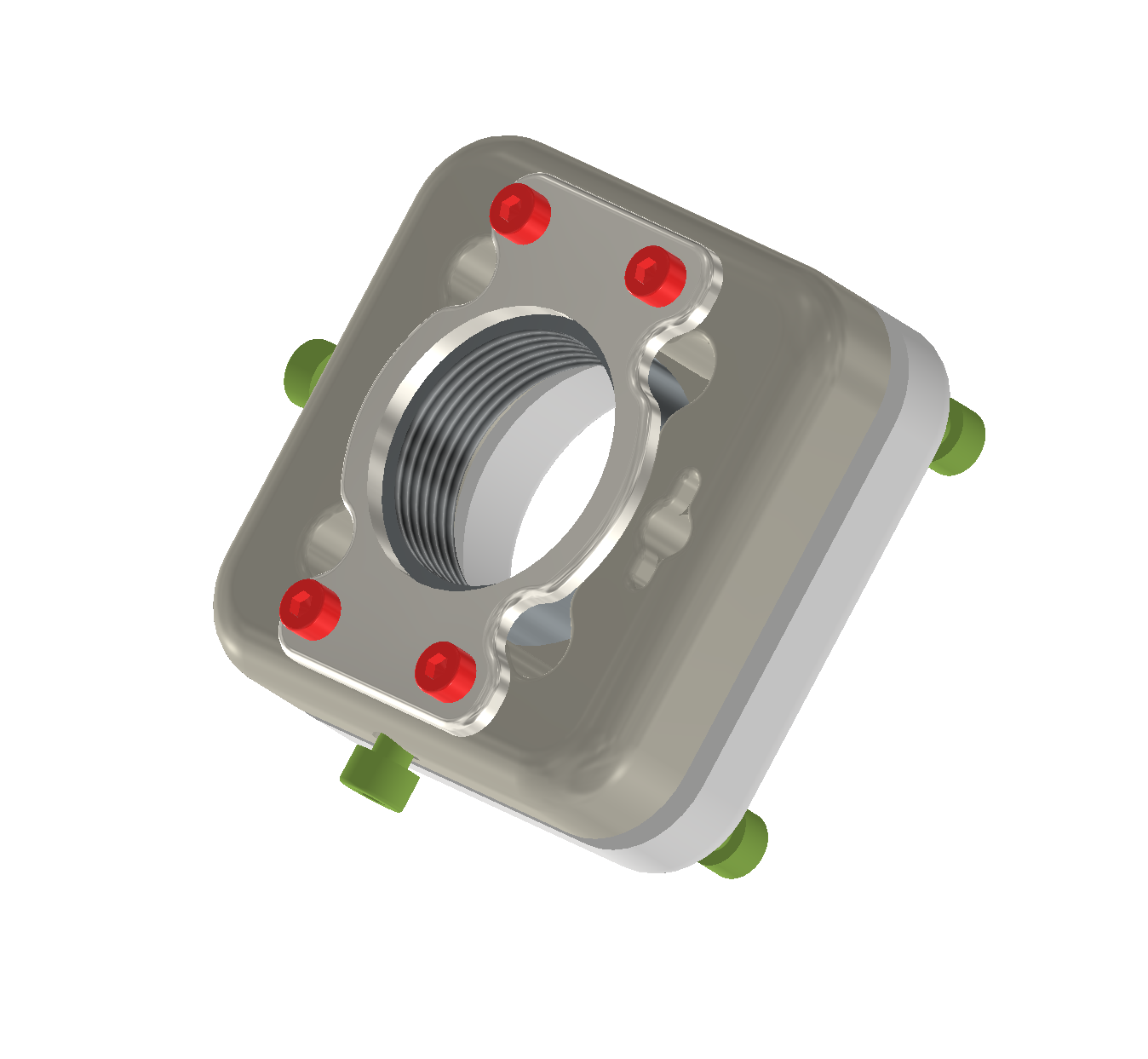 Kinematic Mount with X-Y Translation / Kinematische Halterung mit X-Y Justage