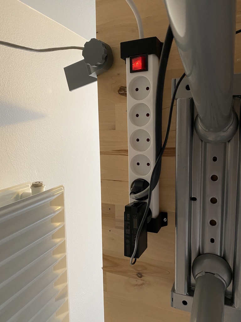 Ikea power outlet mount by Mikbund Download free STL model