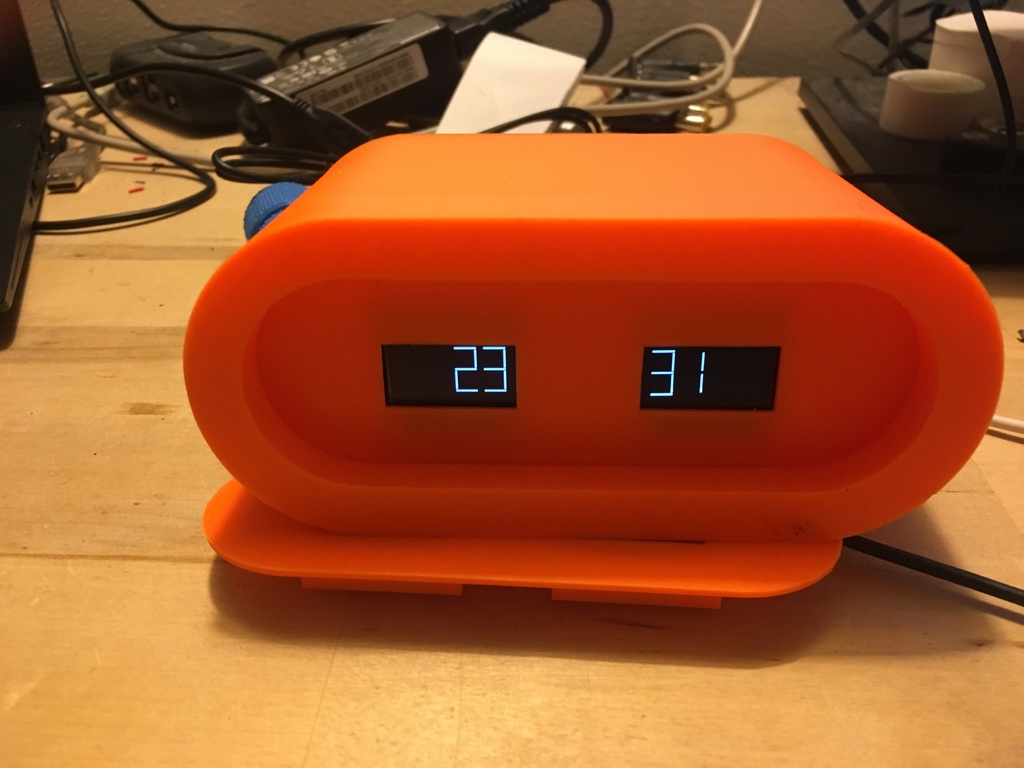 Miniatura 2 do modelo 3D Night clock