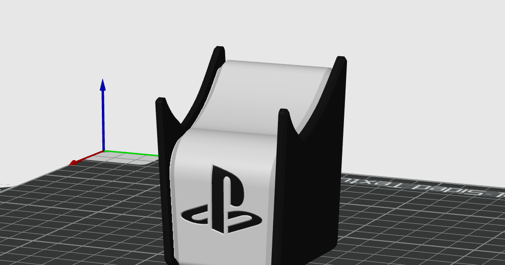 PS5 Dualsense Stand with PS Logo by MAKE IT TV | Download free STL