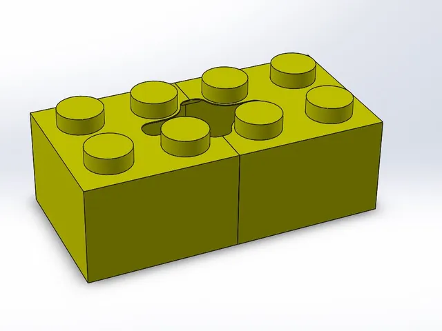 Building brick tissue dispenser