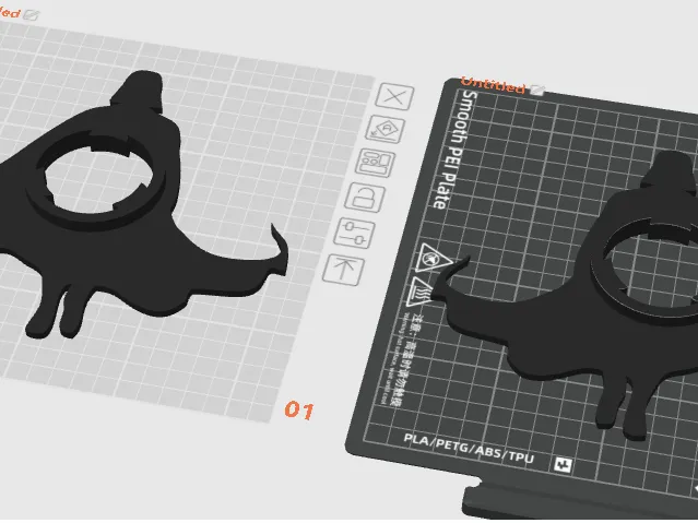Darth Vader AD5X spool adapter design 3