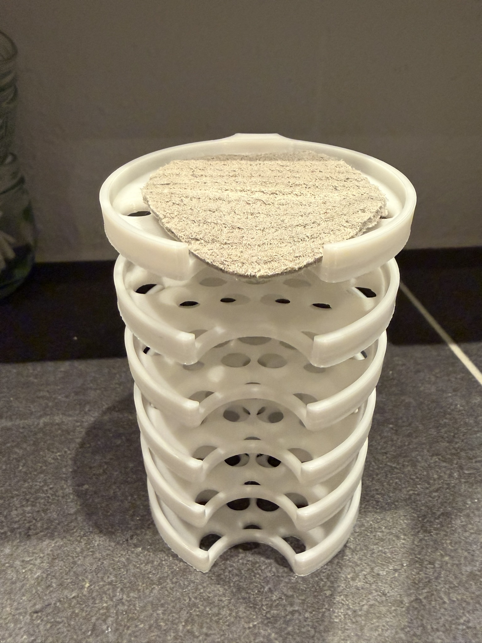 Stackable Reusable Makeup Pad Drying Rack