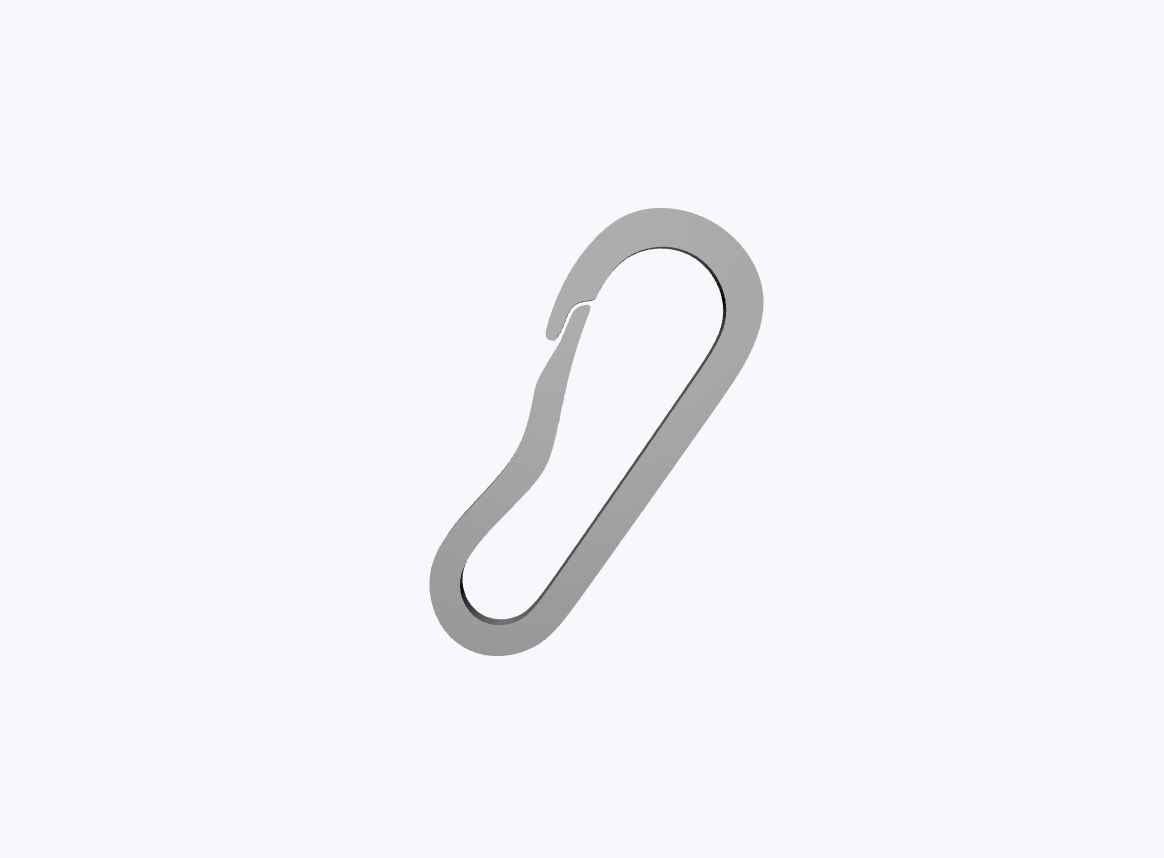 Micro Clip Carabiner (36) Snap Key Attachment v3