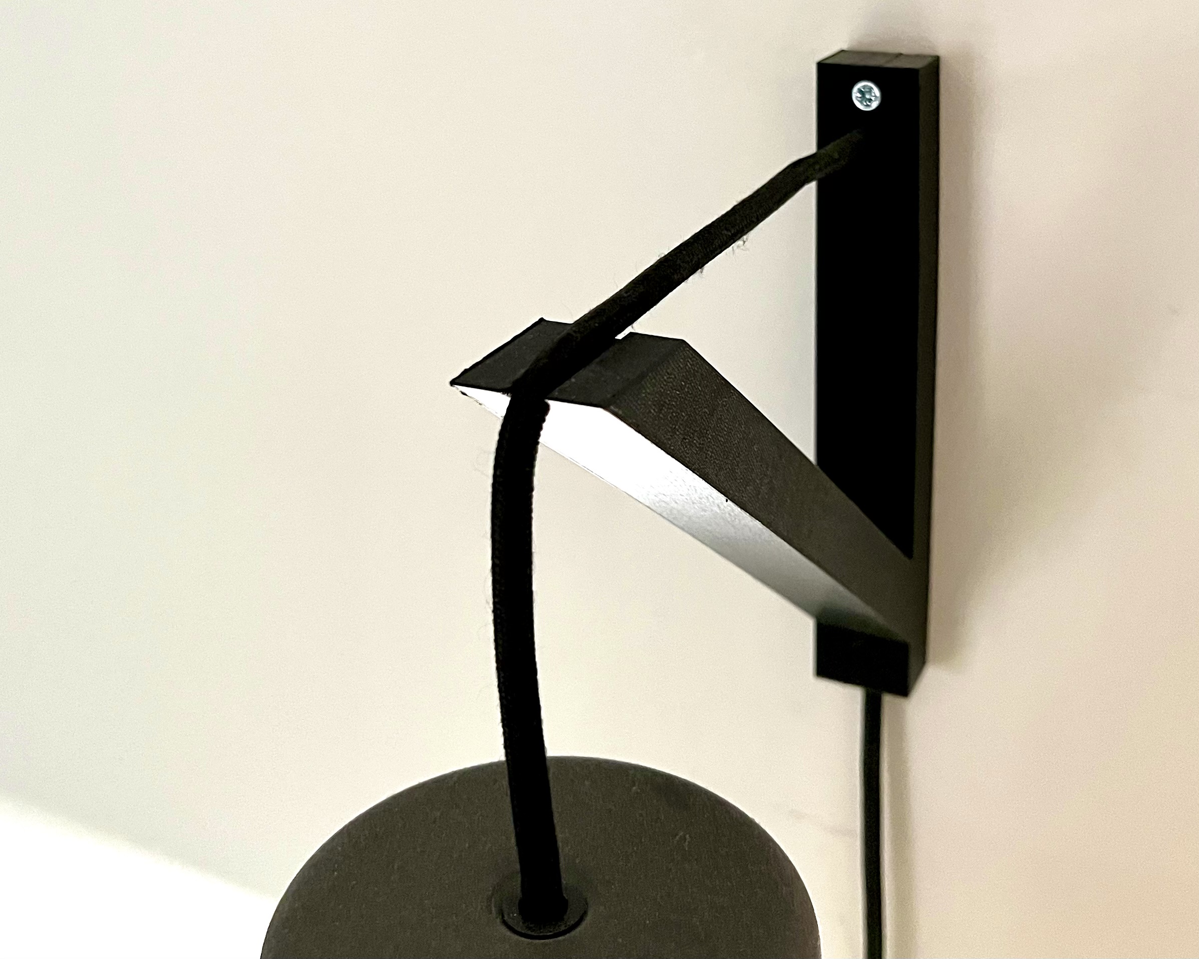 Minimalist Pendant Wall Bracket by mwclx Download free STL model