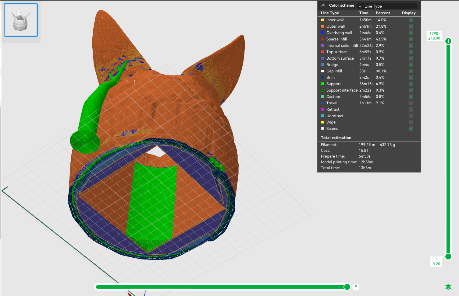 Miniatura 6 do modelo 3D Alien Egg tissue holder