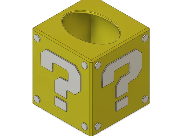 Super Mario Question Block Tissue Box Covers