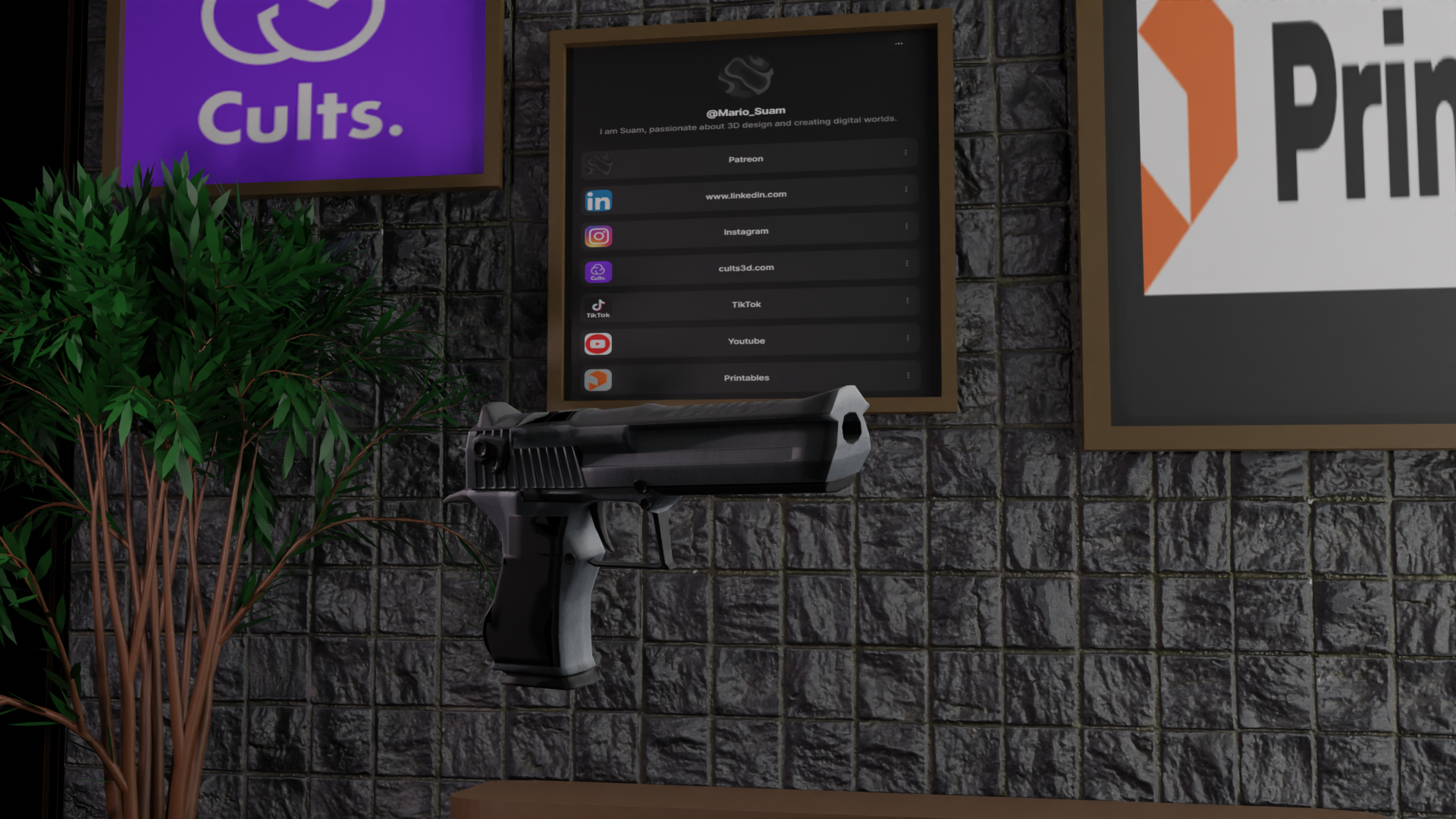 Desert Eagle Mark XIX – 3D Printed Hand Cannon Replica