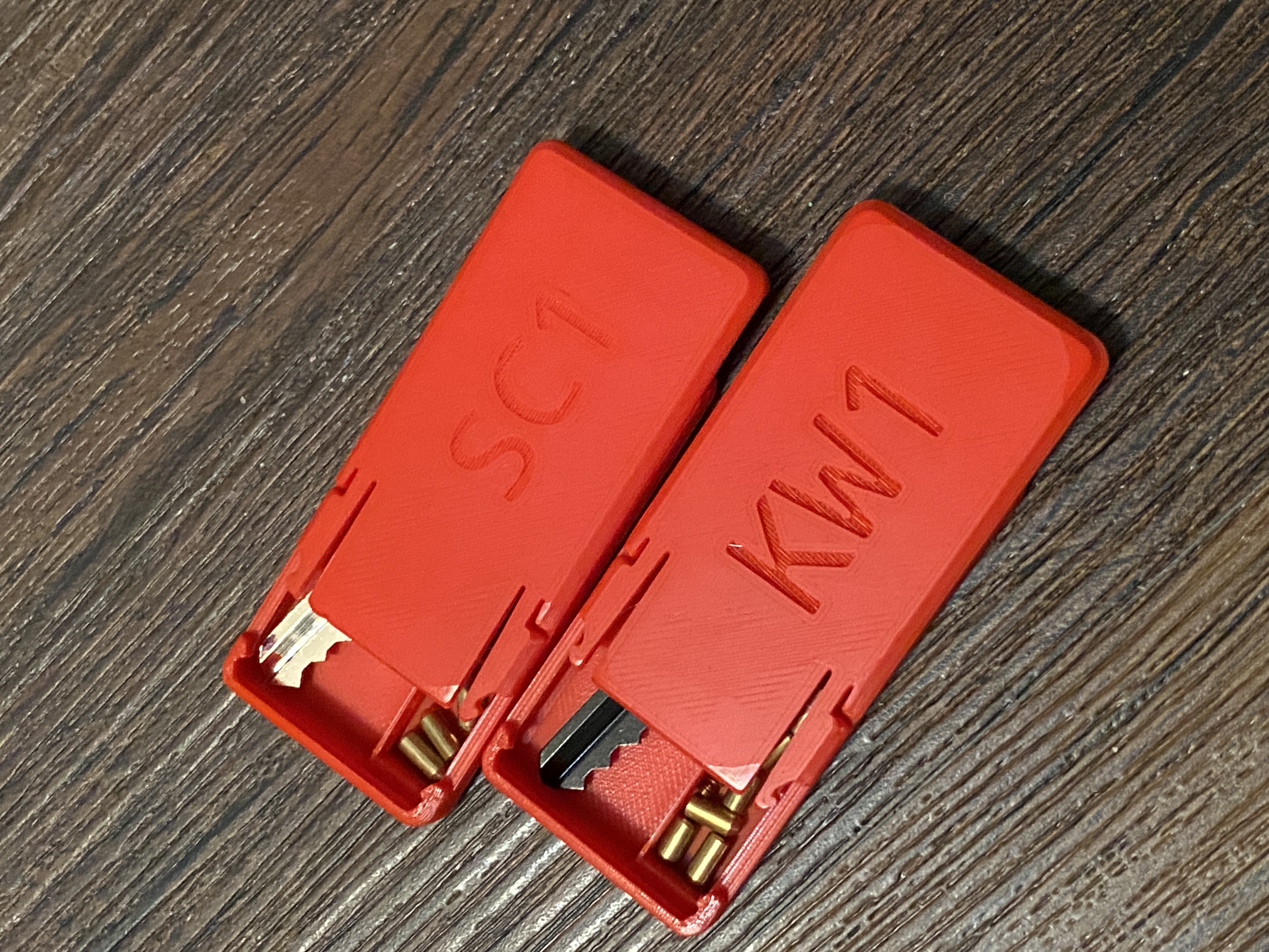 Labeled Key and Pin Boxes