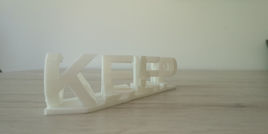 Keep Calm optical Illusion text