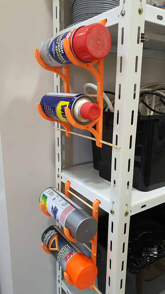 Spray Can Holder by Dr. Jamal Download free STL model