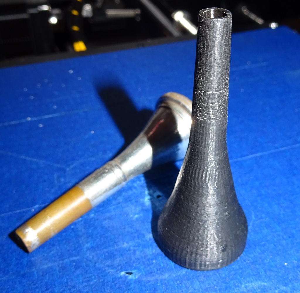 french horn mouthpiece by lu po Download free STL model