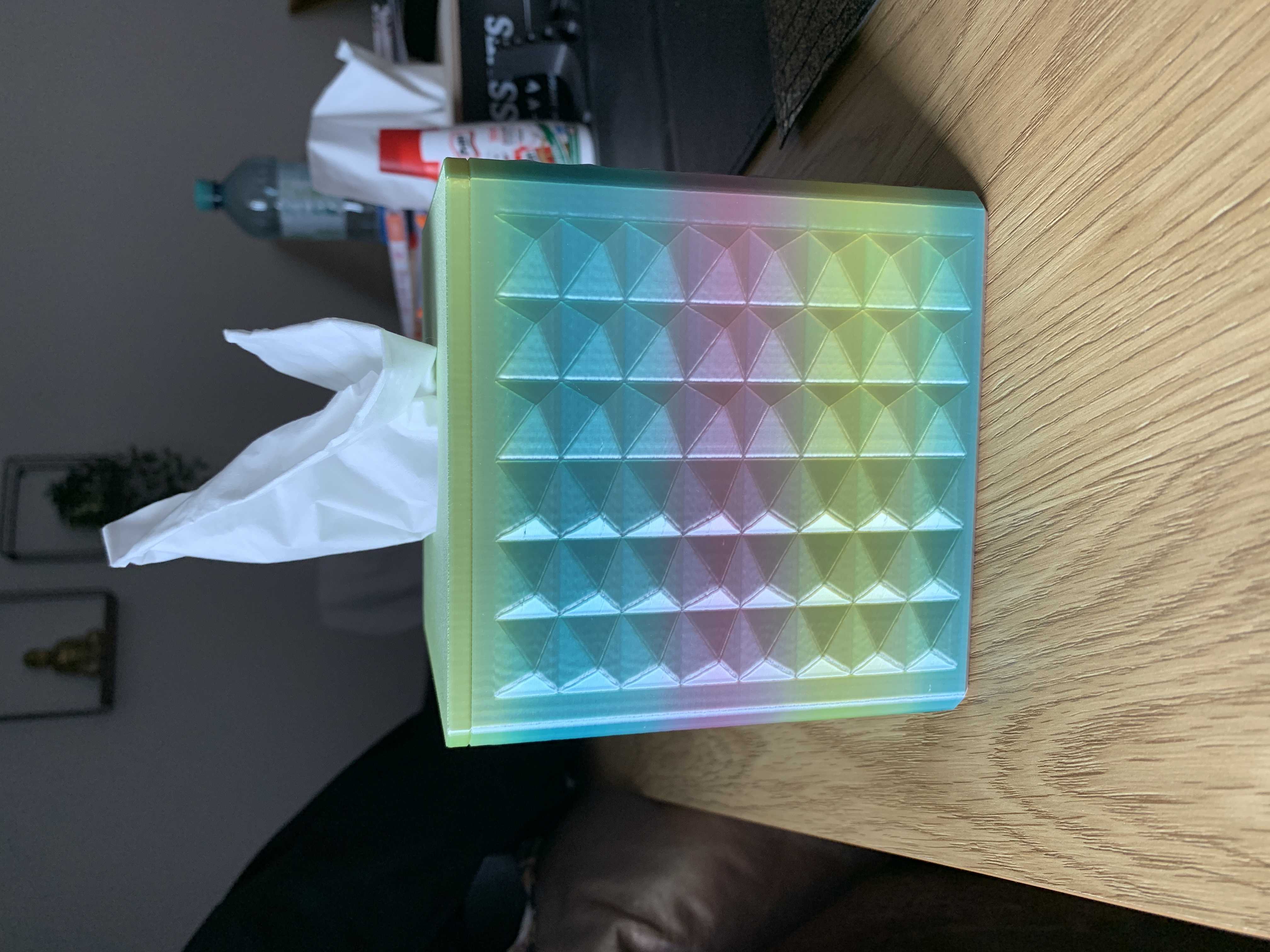 Miniatura 3 do modelo 3D Tissue Box - pyramid design