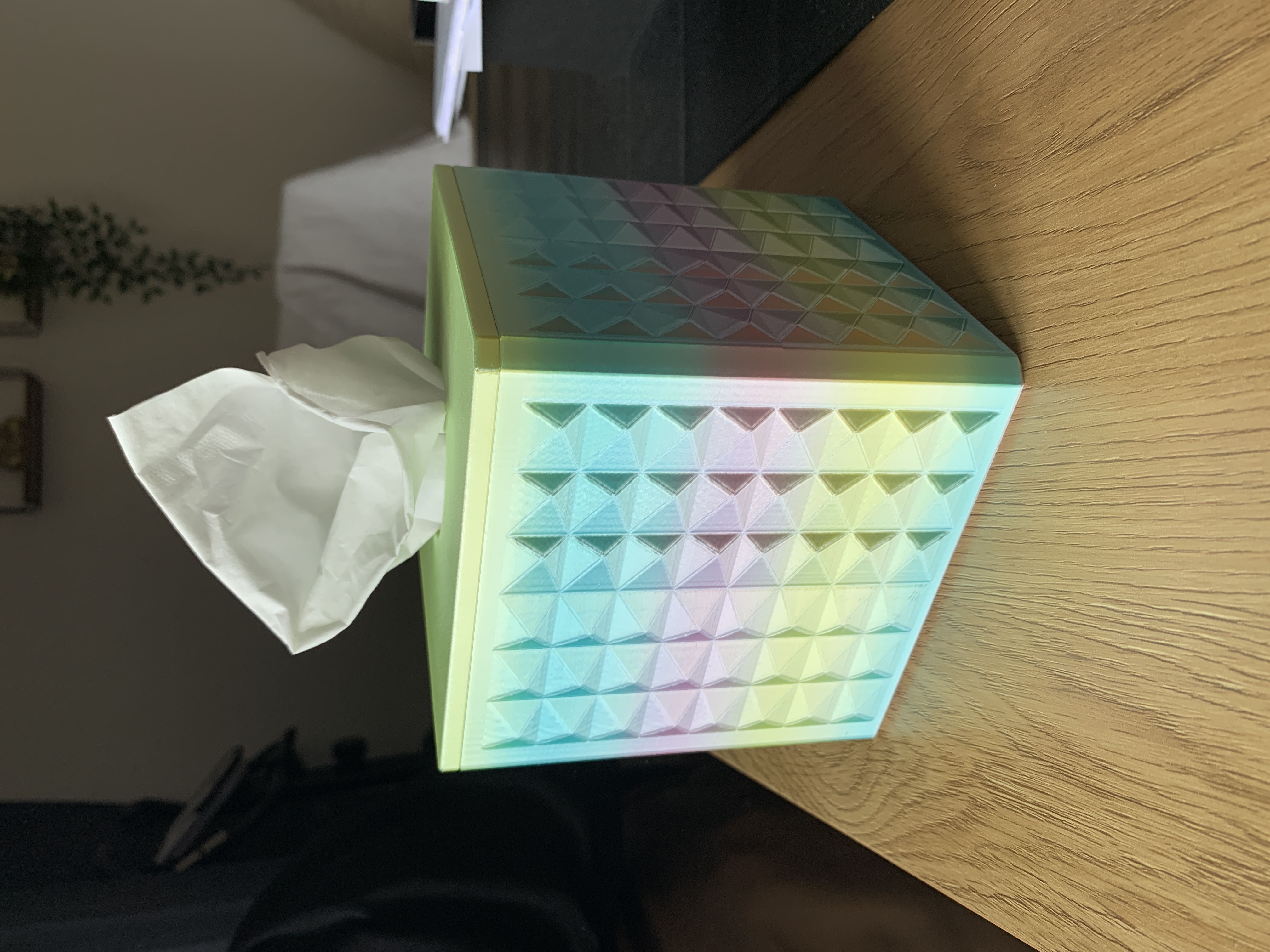 Tissue Box - pyramid design