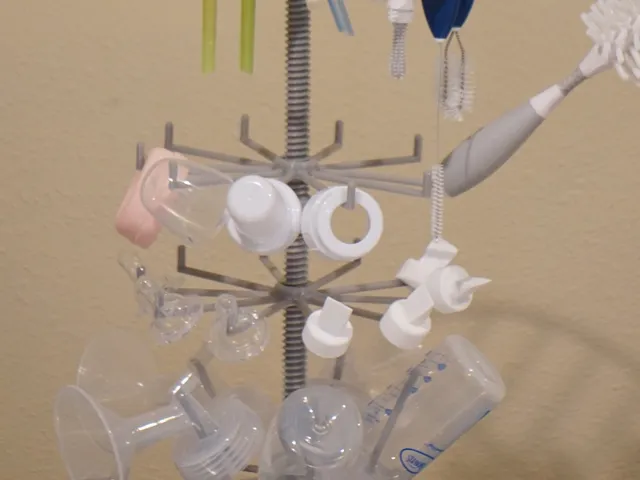 Modular Drying Tree for Breast Pump and Baby Bottle Parts
