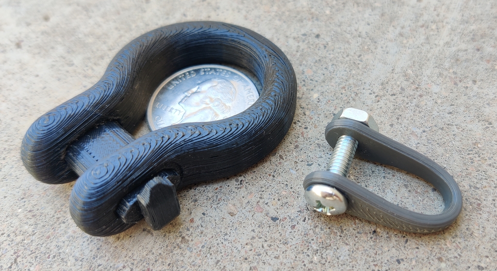 Shackle and shackle flat mini.