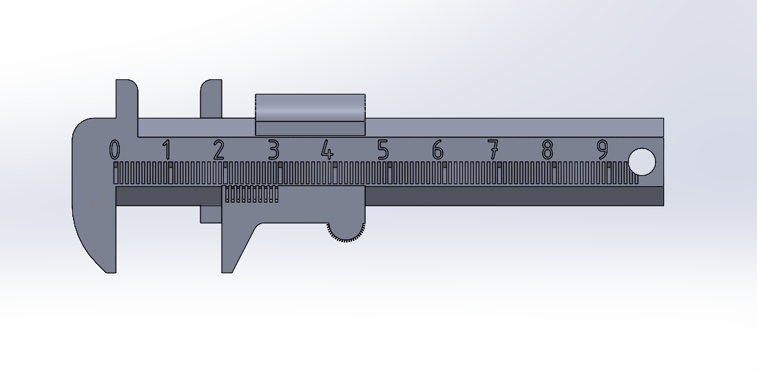 Caliper Key Chain