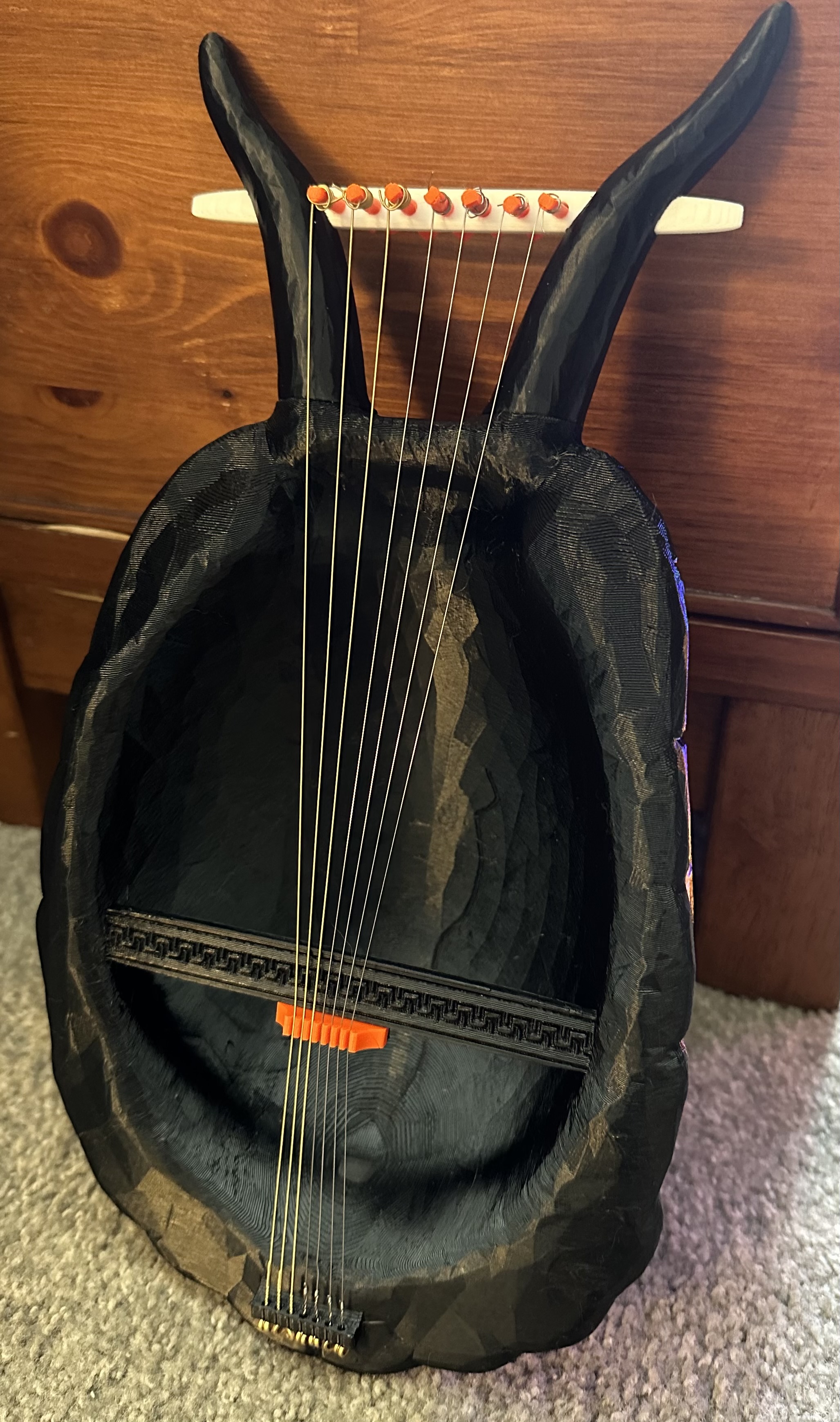 Ancient Greek 7-String Tortoiseshell Lyre