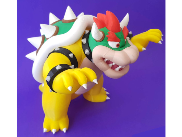 3D file Bowser Super Mario Bros 3D Printing model 🐢・Template to download  and 3D print・Cults