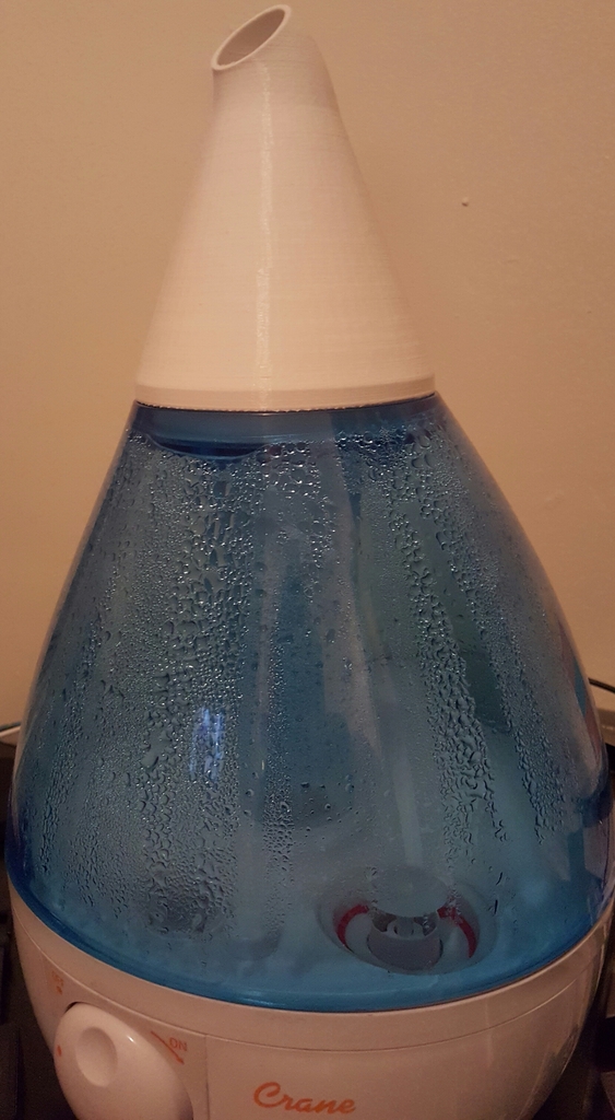 Crane Drop Humidifier Mist Lid by SupaFletch Download free STL model