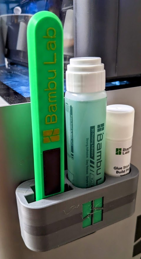 BambuLab Liquid Glue & Scraper Holder