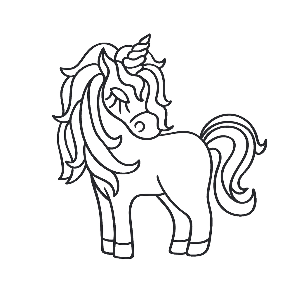 Miniatura 4 do modelo 3D Unicorn keychain