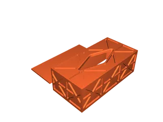 Tissue Box - Isogrid by Erik28 | Download free STL model | Printables.com