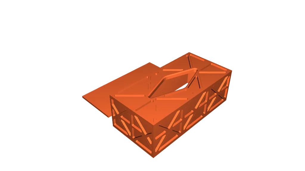 Tissue Box - Isogrid by Erik28 | Download free STL model | Printables.com