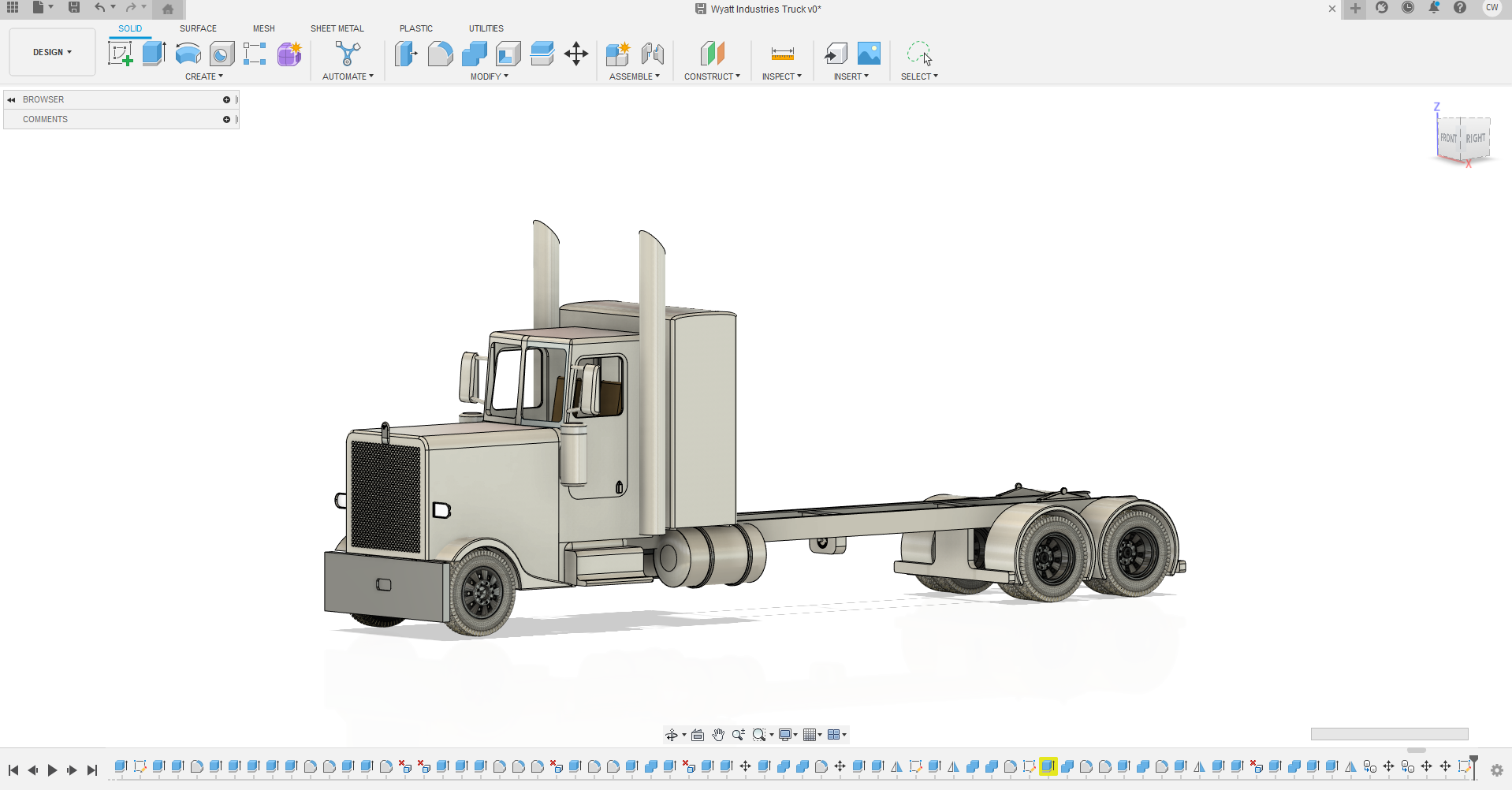 Wyatt Industries truck not full model by C.Wyatt Wyatt Industries