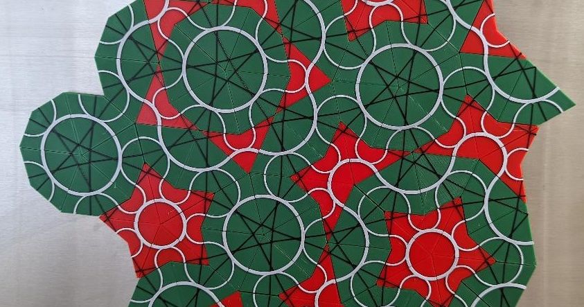 Penrose Tiles Refrigerator Magnets by Paul Download free STL model Penrose Tiles Refrigerator Magnets by Paul Download free STL model