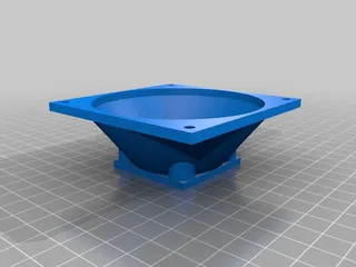 My Customized 40 to 80 fan size conversion adapter