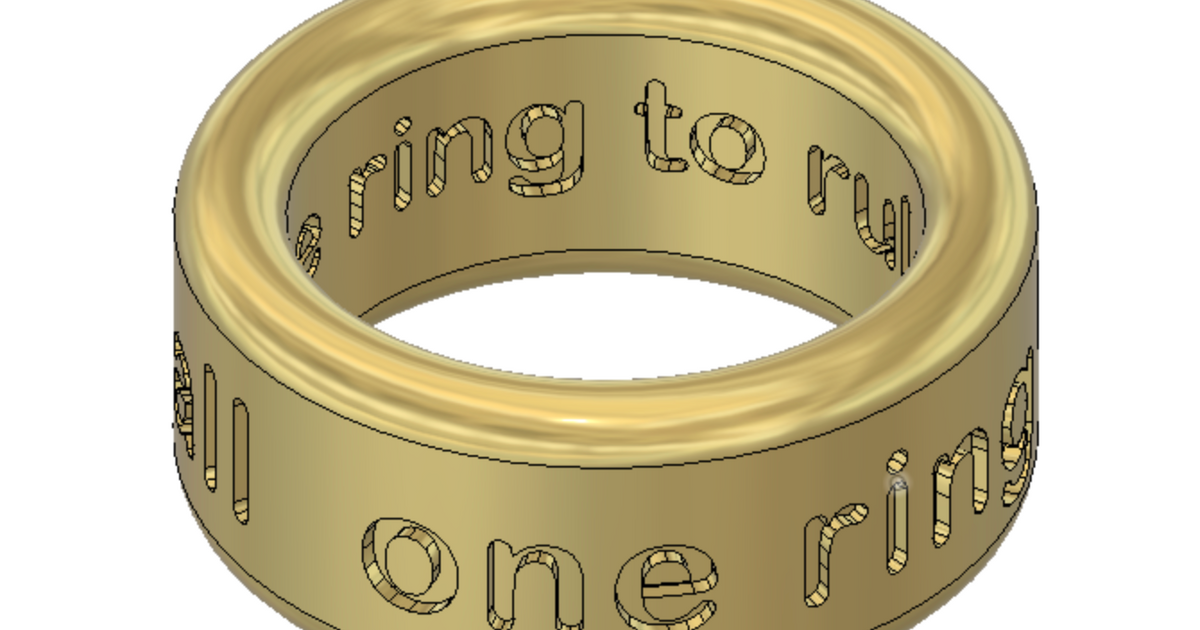 One Ring Png - One Ring Png Transparent Clipart (#5276039) - PikPng