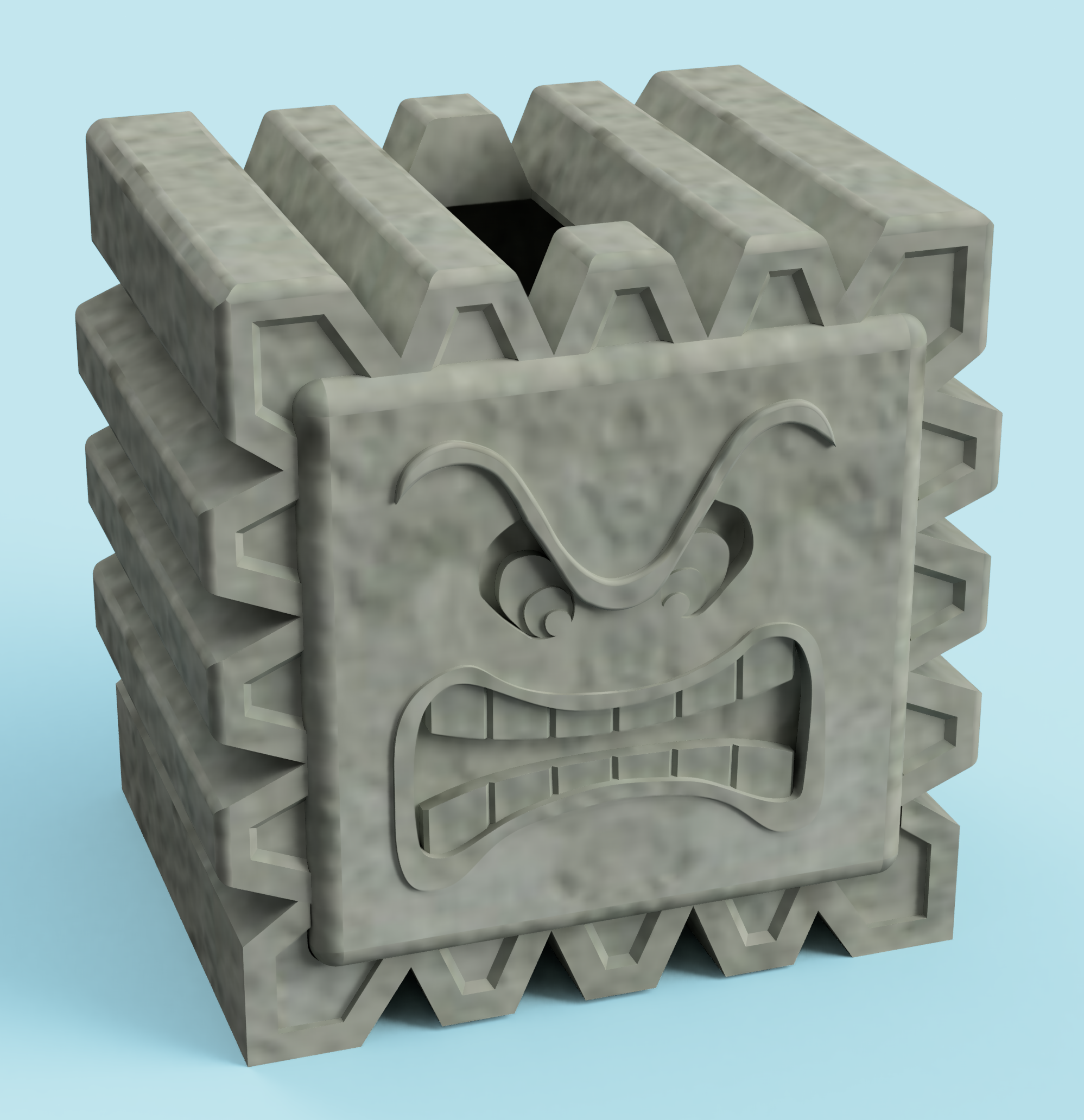 Thwomp Tissue Box