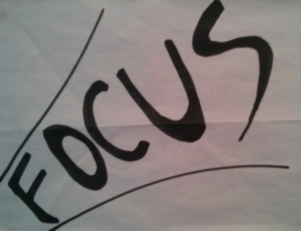 Inspirational word art - focus by Geoff Williams | Download free STL
