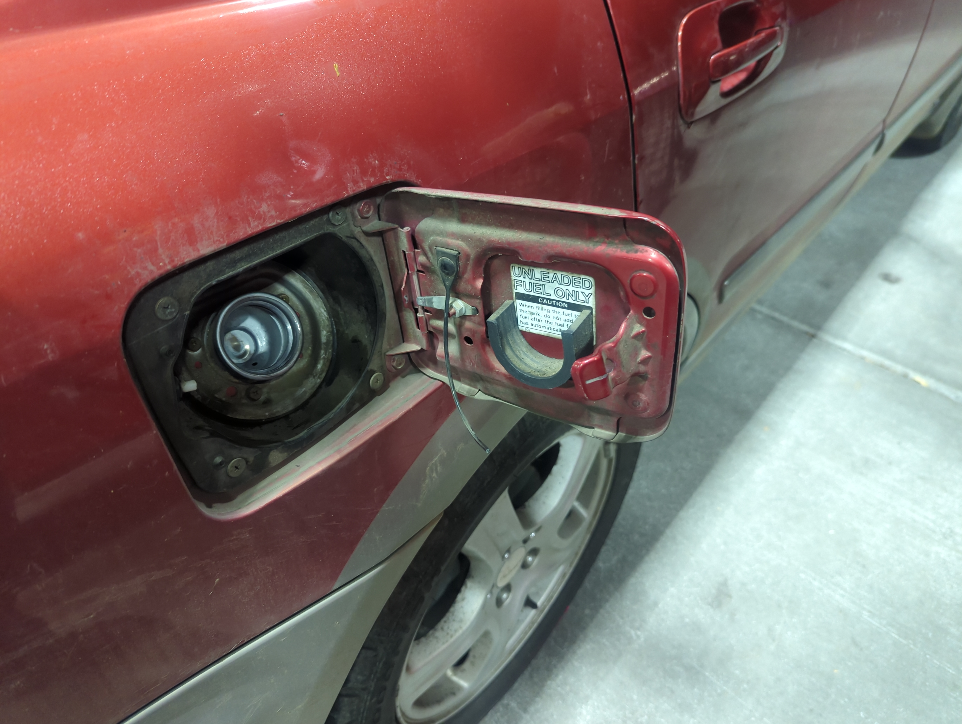 Subaru Fuel Cap Holder