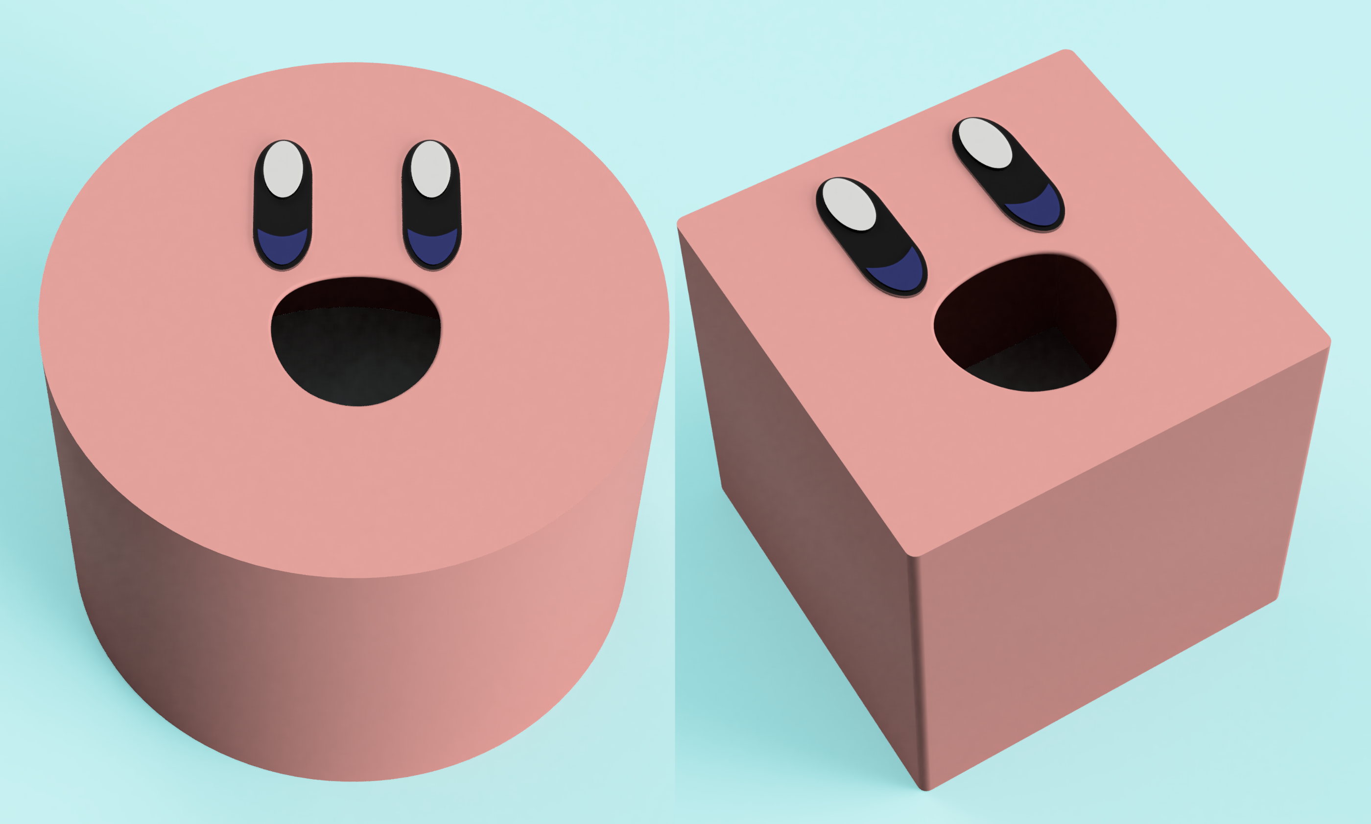 Kirby Tissue Box Cover