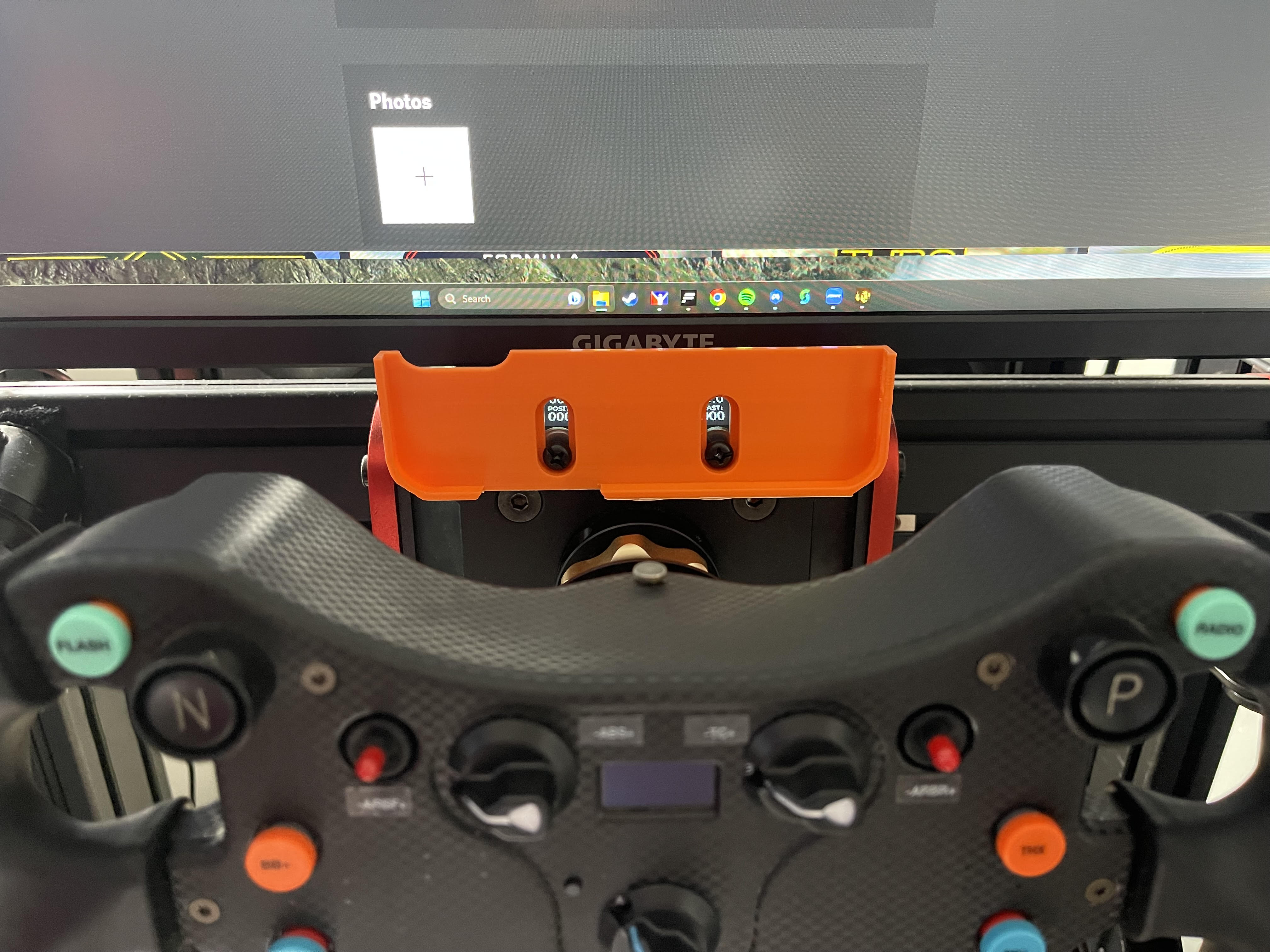 Fanatec DD1/DD2 CSW IPhone 12 Pro Maxx mount