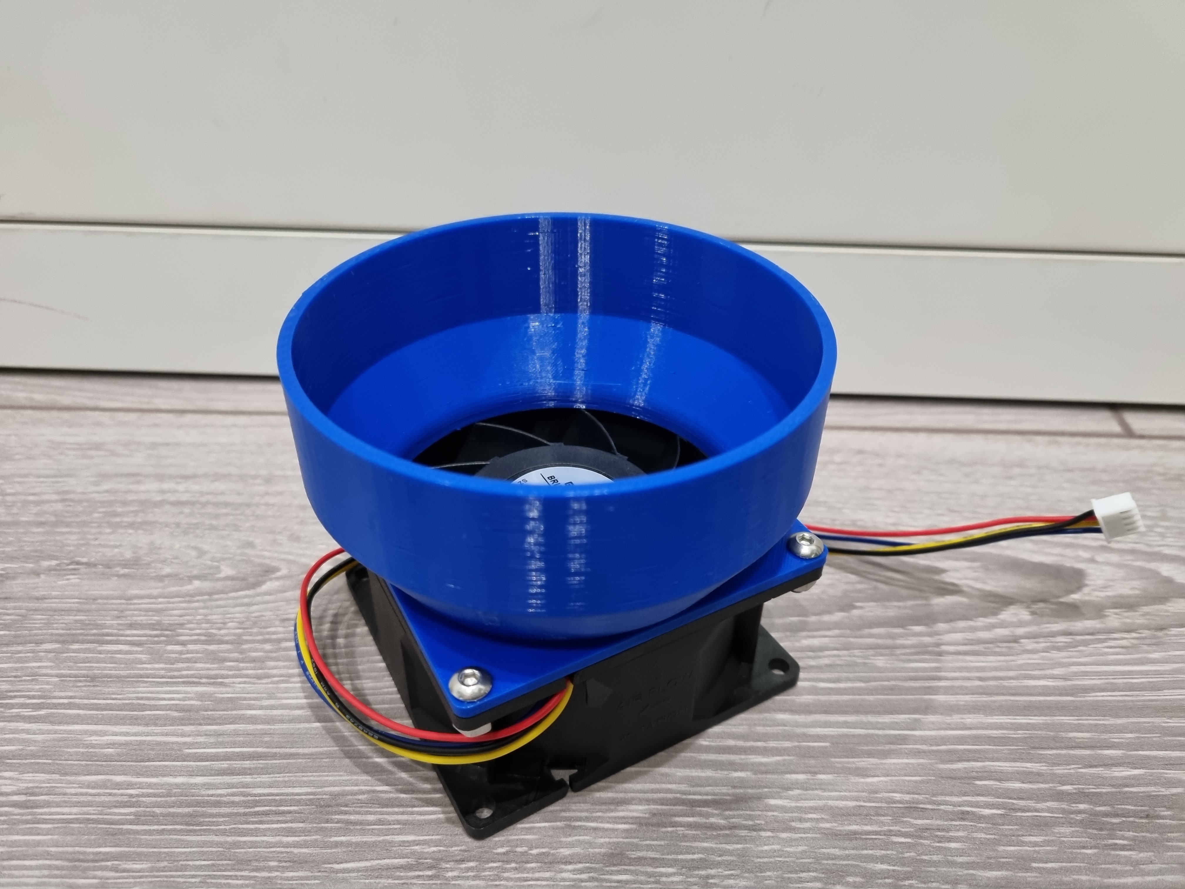 80mm fan to 100mm duct