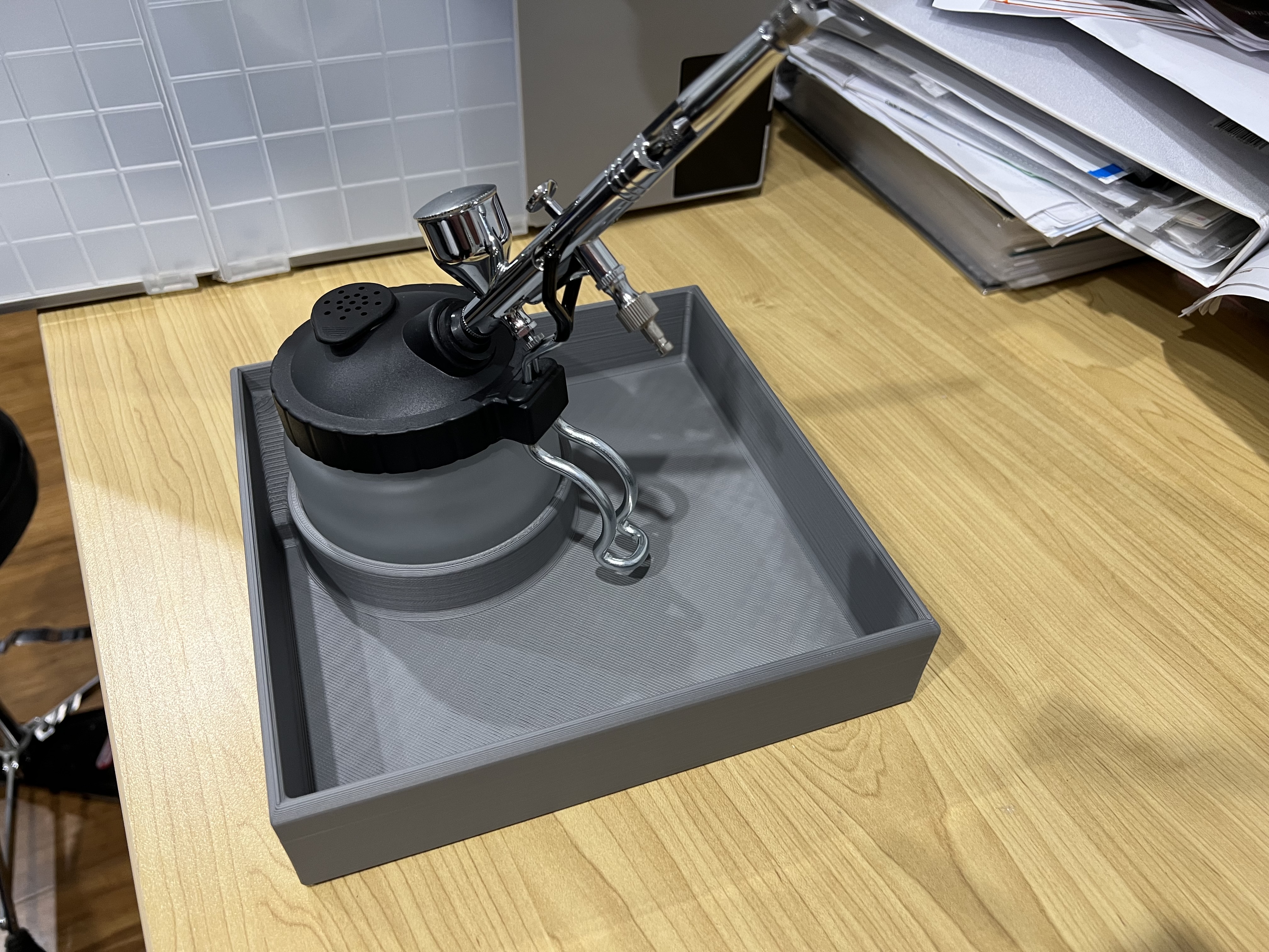 Airbrush Cleaning Tray