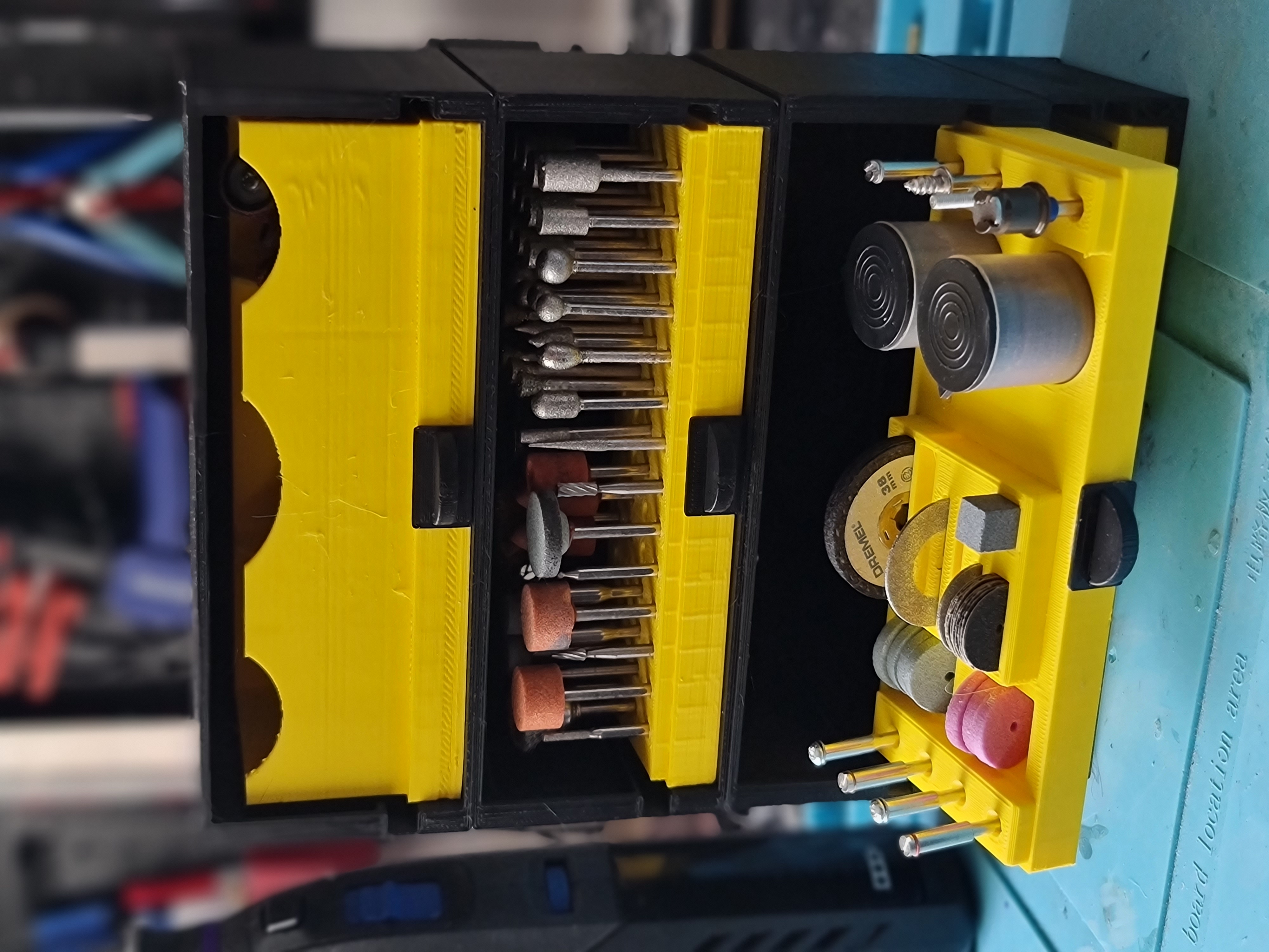 Miniatura 4 do modelo 3D Dremel Bit Storage