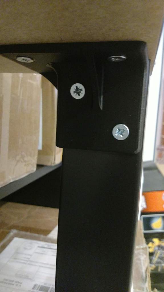 Ikea Lack Stabilization Bracket larger holes for 6 & 5 mm screws by ShmilCat Download free