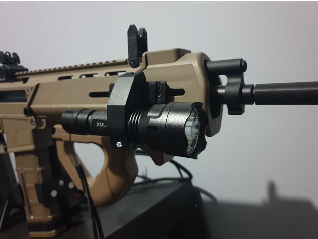 Picatinny rail Tactical Torch Attachment